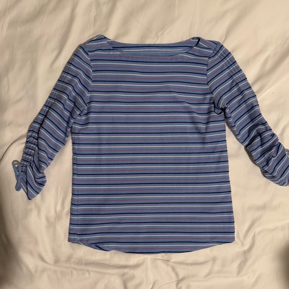 Striped Blue Women's Top